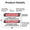 Signmission Look Out For Forklifts Bilingual, 18 in W x Rectangle, Plastic OS-2PACK-DS-P-1218-L-19425 - alternate 4